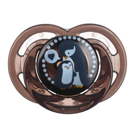 Nipple is an orthodaken dummy "Penguin" with a cap, +6 months, black-1