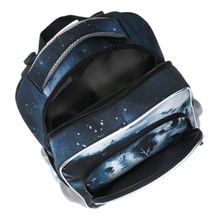 School backpack Erich Krause Ergoline 15l, 39 x 28 x 14 cm, ergonomic back, Timber Wolf 60100-7