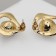 Earrings with pearls "exclus" velvet mini, color gold