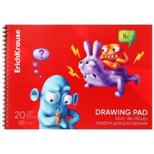 A4 drawing album, 20 sheets on the glue Erichkrause 