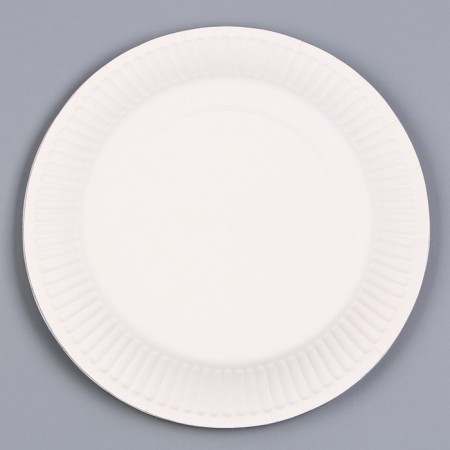 Disposable paper plate "Happy Birthday", cats, 18 cm-3