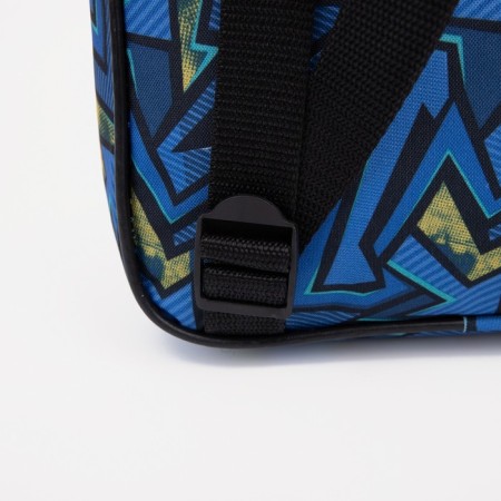 Baby backpack on lightning, external pocket, blue color-2