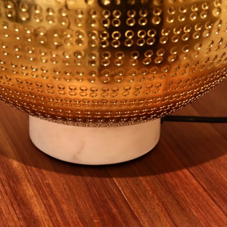 Tesla desktop lamp 1x60W, E27 golden 35x35x50 cm-5