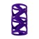 Toyfa A-Toys penis, silicone, purple color, 7.5 cm