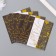 Stick Paper "Marble with gold" embossing 3x9 cm sheet 10x10 cm