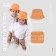 Panama Panam for a boy Chillin, orange color, rn 54