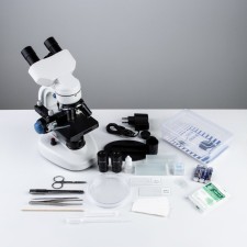 Microscope Laboratory multiplicity 40,100,400, backlight