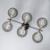 Estet chandelier 6he27 40w Black 58x36x23.5cm Bayerlux