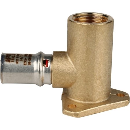 STOUT SFP-0012-001216, 1/2 "x 26 mm, wall, mount, elongated, brass-1