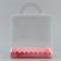 Confectionery box, chest, packaging, pink gamma, 20 x 20 x 20 cm