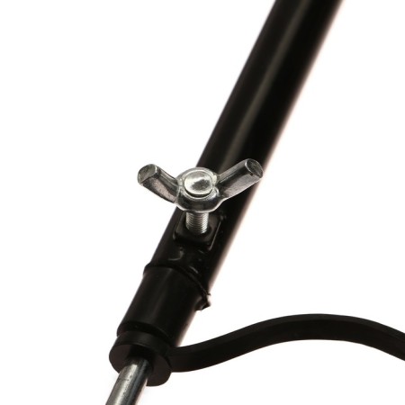 Bagorik telescopic metal, wooden handle, length 46-75 cm-2