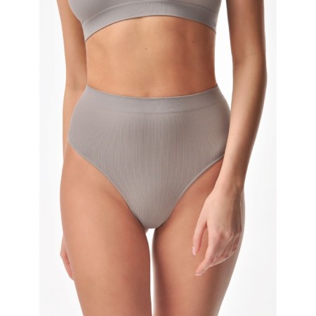 Women's thong cowards with a texture rubber Mirey String, size 42-44, color fog