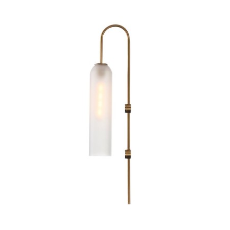 Wall lamp ST LUCE. SL1145.351.01. Callana. 1x60 watts, E27, 10x78 cm, brass color-5