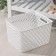 Storage basket "Book", 34.5 × 30 × 22.5 cm, white color