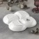 Menzhnya Porcelain 4 cells Wilmax, 22 × 22 cm, white color