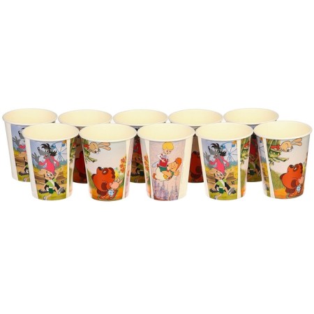 Paper glass "Happy Birthday!", 250 ml, Soyuzmultfilm-4