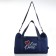 Female sports bag, textura, small size, blue color