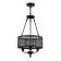 Cel and chandelier FR4166-PL-03C-BL CONTE, 360x360x1630 mm, E27, 3x60W, brown color