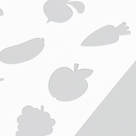 Plastic stencil "Fruits, vegetables" 16x24 cm-2