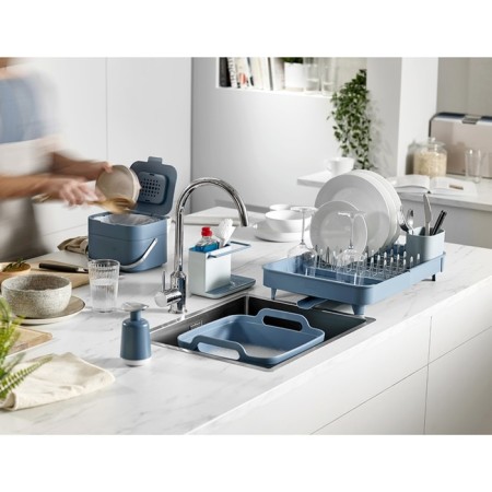 Organizer for the Joseph Joseph Caddy sink, size 13.5x11.5x21 cm, blue color-8