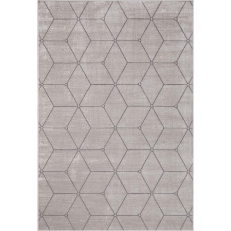 Rectangular carpet Merinos Silver, size 70x140 cm, Silver color
