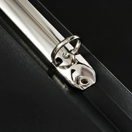 A4+, 330 x 251 x 30 mm folder, lightning around, Erichkrause "Diamond Total", on rings, 550 μm, embossing, black-5