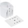 Luazon LCH-01, 70 glasses, magnet, white fastening, white