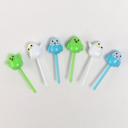Set for decoration "Chickens", 6 pcs.