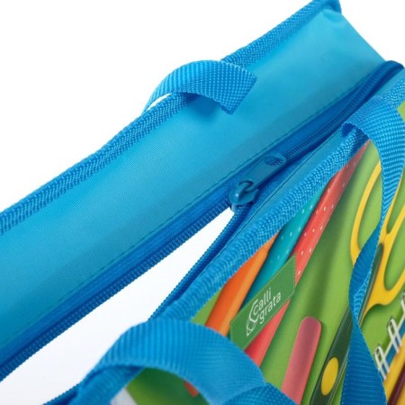 Folder with A4 handles, 330 x 260 x 75 mm, plastic, pens, Calligrata School-2
