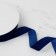 Velvet tape, 25 mm, 18 ± 1 m, blue color No. 47