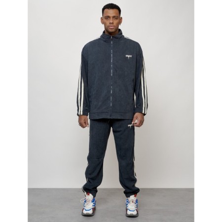 Male tracksuit, size 48, dark gray color