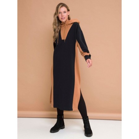 Women's dress, size 48, black color-7
