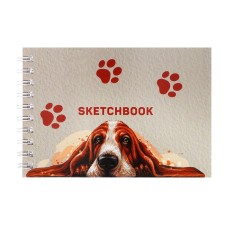 A5 sketchbook, 80 sheets on the crest on the short side 
