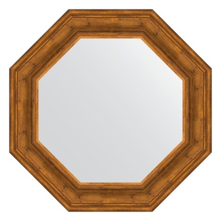 Mirror in the baguette frame, trained bronze 99 mm, 69.2x69.2 cm