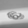 Ring "links" trend line, silver color, dimensionless