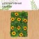 Decorative panel, 60 × 40 cm, “sunflowers”, Greengo