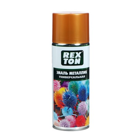 Emal metallic universal Rexton, gold, aerosol, 520 ml
