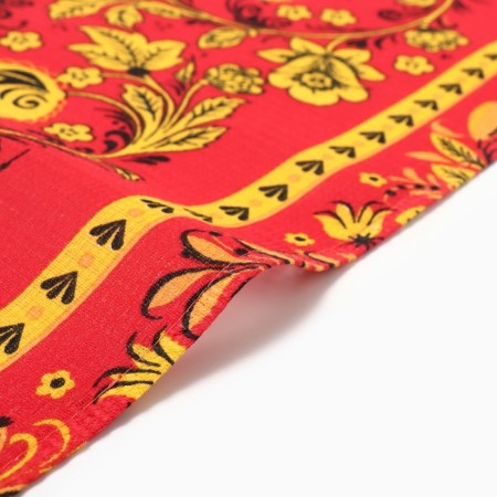 Towel 35x60cm Khokhloma, Red, Waffle, 120 g/m, HL100%-3