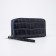 Women's wallet on lightning, with a pen, blue color