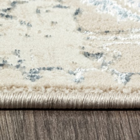 Rectangular carpet Valentis mikonos, size 160x300 cm, color Cream/D.Blue-3