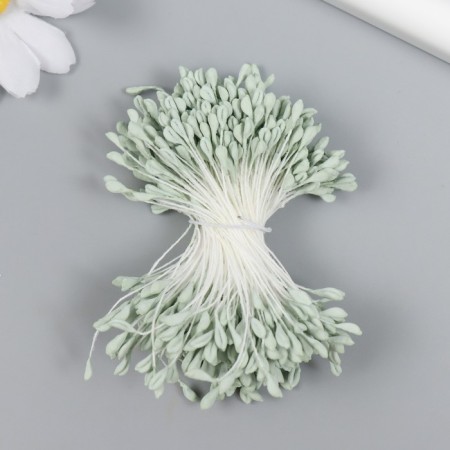 Stamens for flowers "gray-green" set 360 pcs length 6 cm