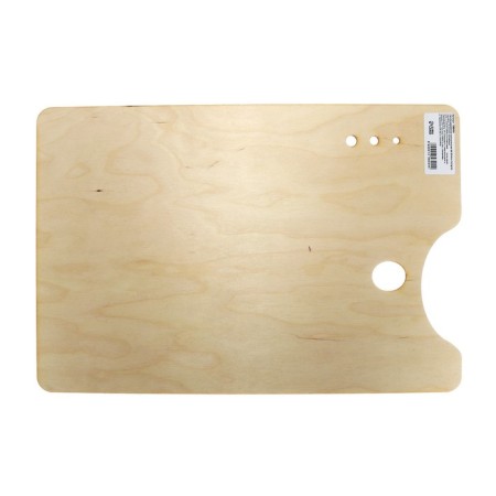 Wooden rectangular palette No. 3, 27 x 40 cm, mix-4
