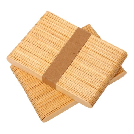Medical, wooden, grinded spatula, 150x18x1.8, 100 pieces in packaging-2
