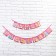 Garland on the tape "Happy Birthday", length 215 cm, princesses