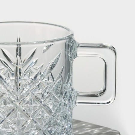 Set of glass mugs Timeless, 195 ml, 2 pcs-2