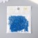 Glass glass 6/0 "blue dust" 15 g