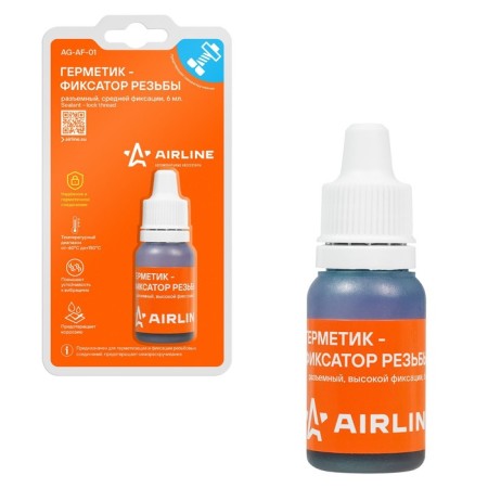 AIRLINE threaded sealant, detachable, medium fixation, 6 ml