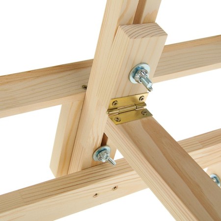 Molbert desktop "Studio" No. 3, 1100 x 430 x 530 mm, pine (with a mobile mast)-2