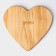 The copyright exchange with epoxy food resin "Heart" ADELICA, 25 × 27 cm, whole cedar, MIX drawing