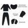 Male thermal underwear, size s, 44-46, height 160-164 cm, black color